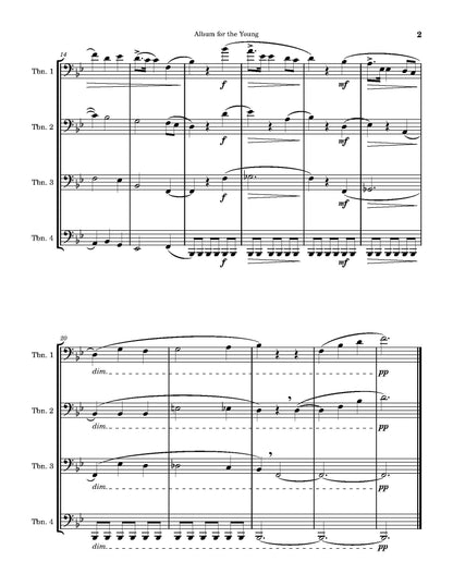 Chris Evan Hass: Hodgepodge for Trombone Quartet and Opt. Rhythm Section