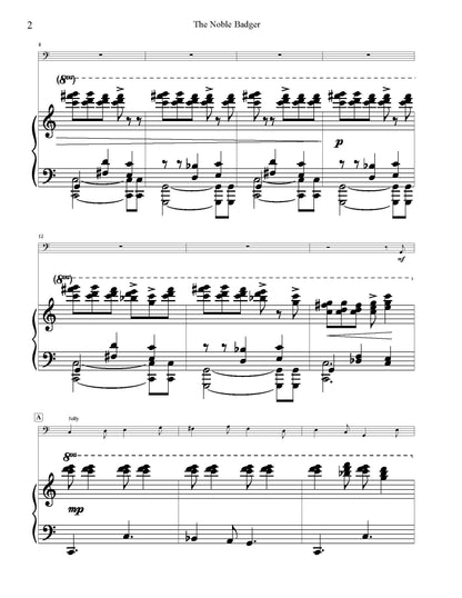 Alex Knutrud: The Noble Badger for Tuba and Piano