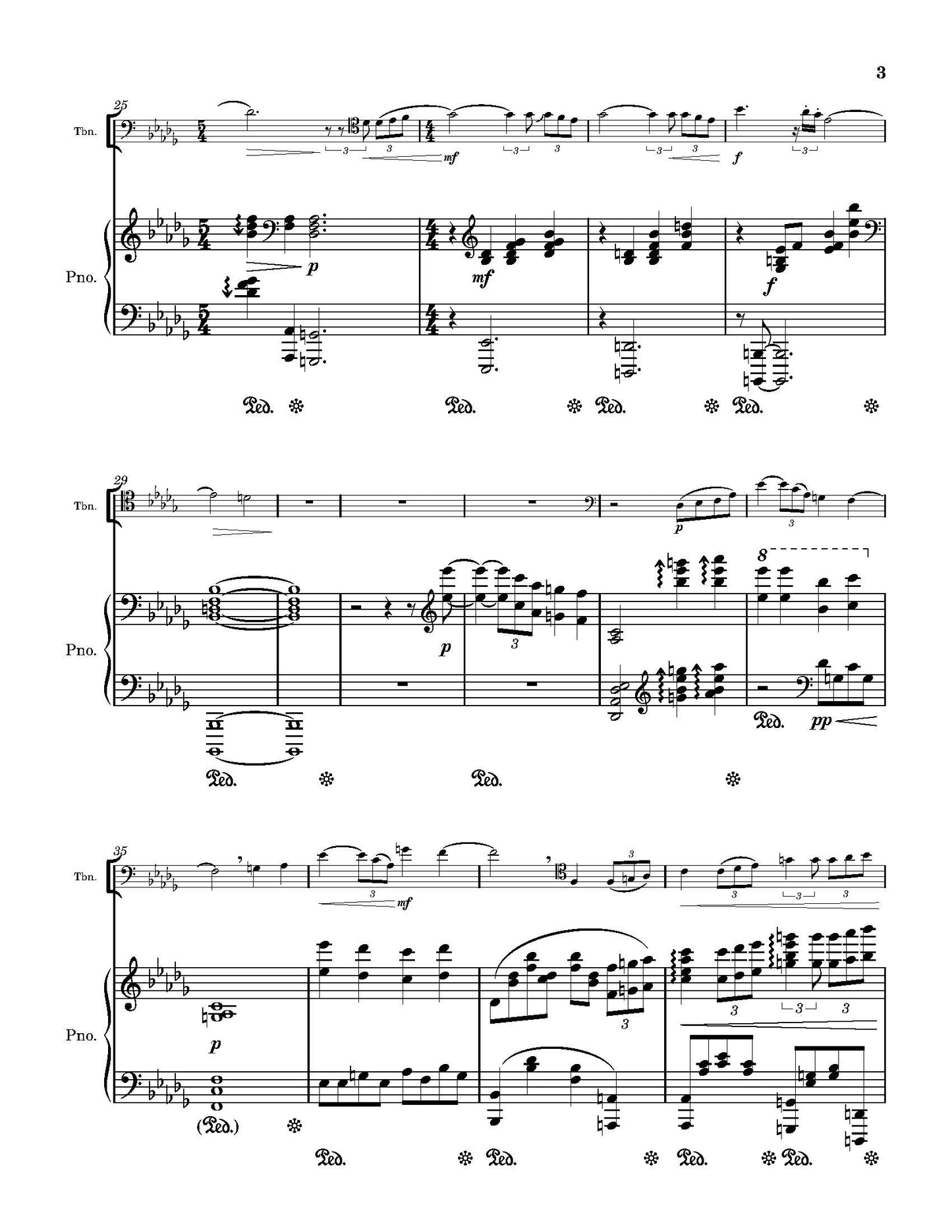Danziger: Whispers of Eternity for Tenor Trombone and Piano