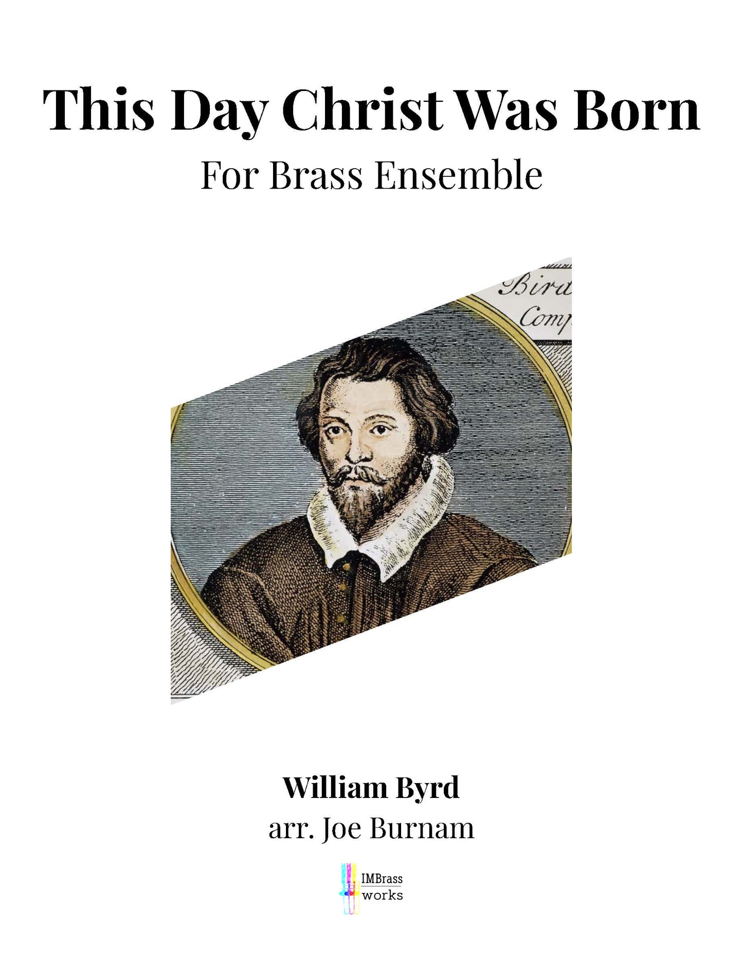 Traditional arr. Burnam: This Day Christ was Born for  Brass Ensemble (0.2.5.1.)