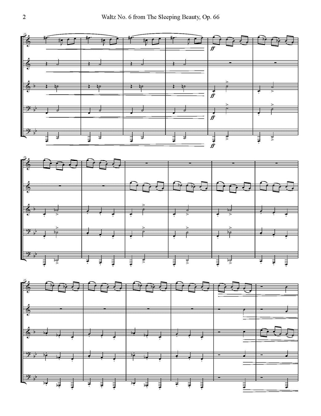 Tchaikovsky arr. Ferris: Waltz from Sleeping Beauty