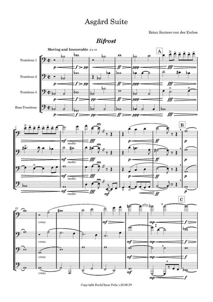 Brian Santero: Asgård Suite for Trombone Quartet (PDF)